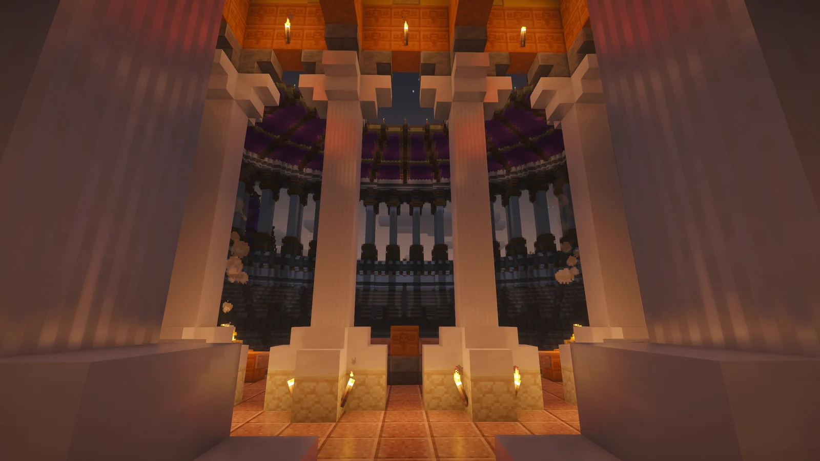 Vue du spawn de Mystic Odyssey — capture 8